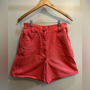 Red Rover Pink High Rise Mom Shorts 90’s Size 8
